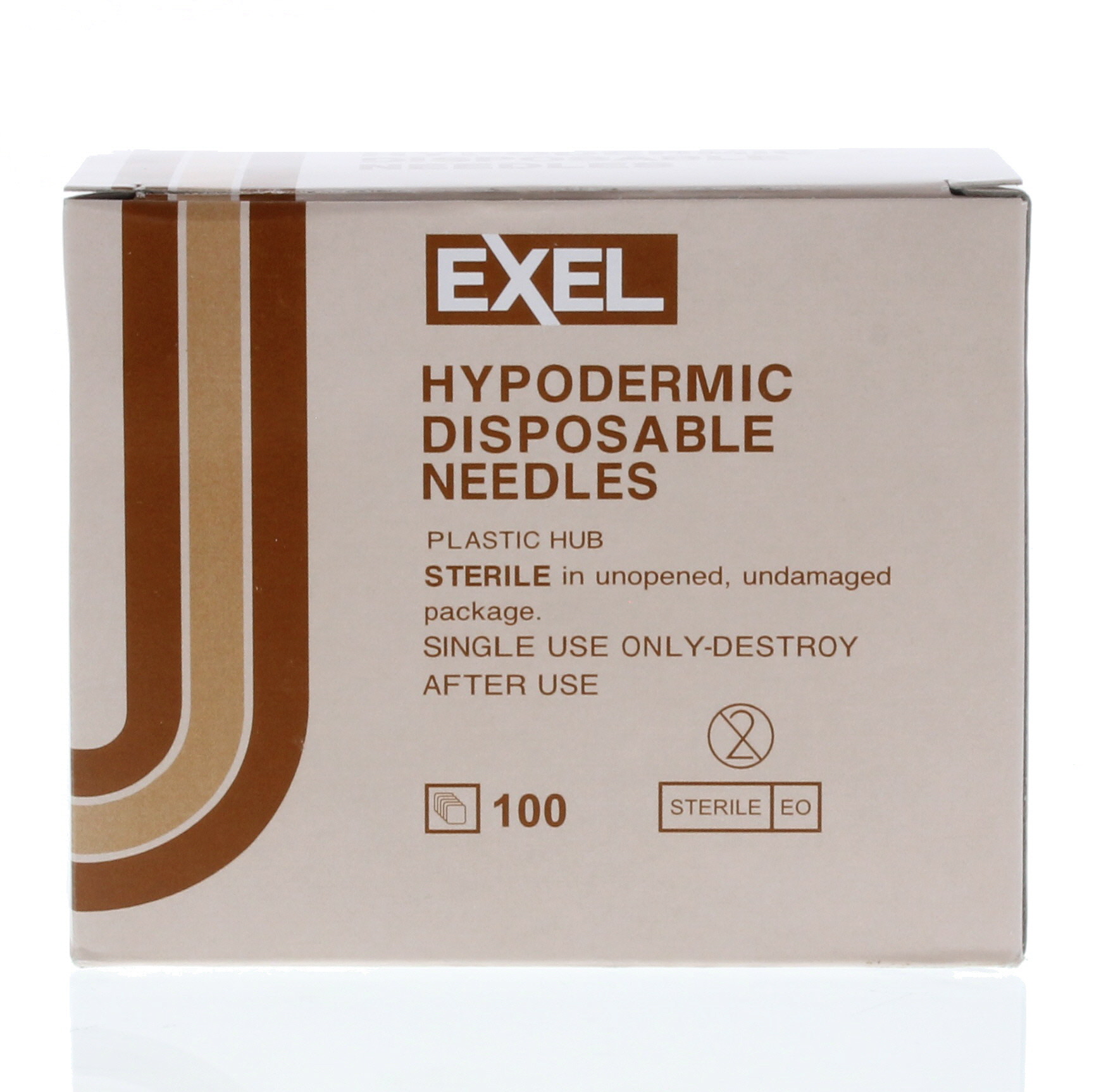 Exel 19g x 1½ Inch Needle - Box/100